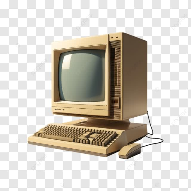 Digitally recolored retro computer displaying Eunchae Won's portfolio