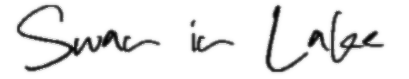 Swan in Lake